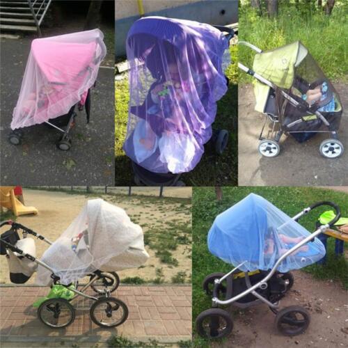 5 Colors Stroller Mosquito Insect Polyester Net Cover Pram Bassinet Car Seat ONE