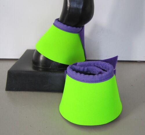Horse Bell or overreach Boots Hot pink & Black AUSTRALIAN MADE Protection 