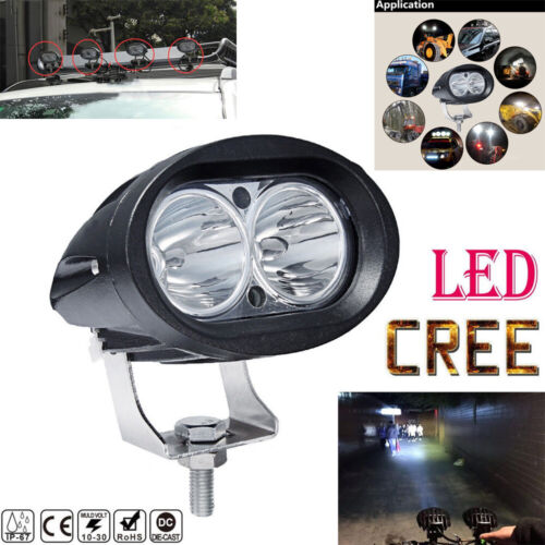 Super Bright CREE 20W LED Car Fog Light Spot Work Truck Offroad SUV Driving Lamp