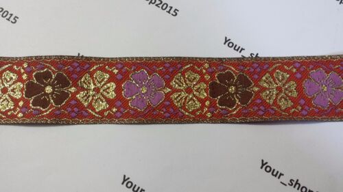 1 Yard Beautiful stylish embroidered pattern lace trimming ribbon  making craft