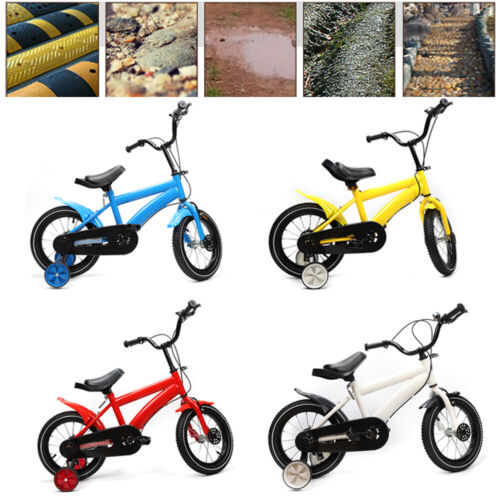 Jungen Mädchen Fahrrad mit Stützräder 4 Farbe Optional DE 14 Zoll Kinderfahrrad 