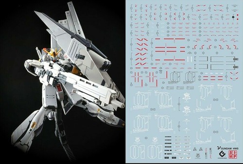 Gundam modeling water slide decal SIMP sticker C44 RG Nu HWS Premium Bandai Gundam