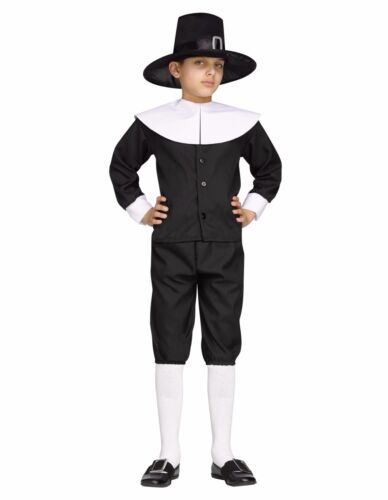 Pilgrim Boy Colonial Thanksgiving Child Costume