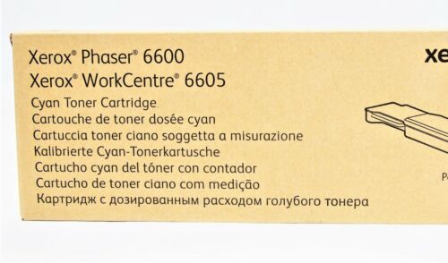 Xerox Cyan Toner Phaser 6000 WorkCentre 6605 106R02237 