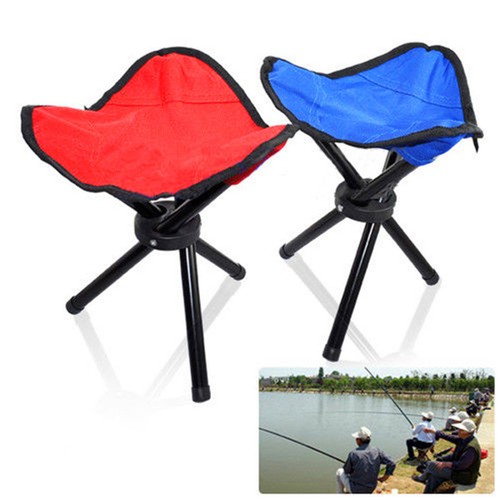OUTDOOR PORTABLE FOLDING TRIPOD CAMPING HIKING FISHING PICNIC STOOL CHAIR SEAT