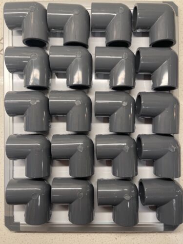 NEW Made in the USA 20 Lot of Details about  / SISCO 1 inch PVC SCH 80 90 degree elbow