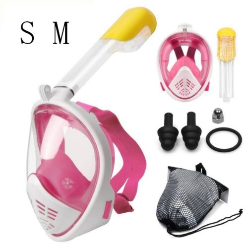 Details about  / Scuba Diving Mask Full Face Snorkeling Mask Underwater Anti Fog Snorkeling