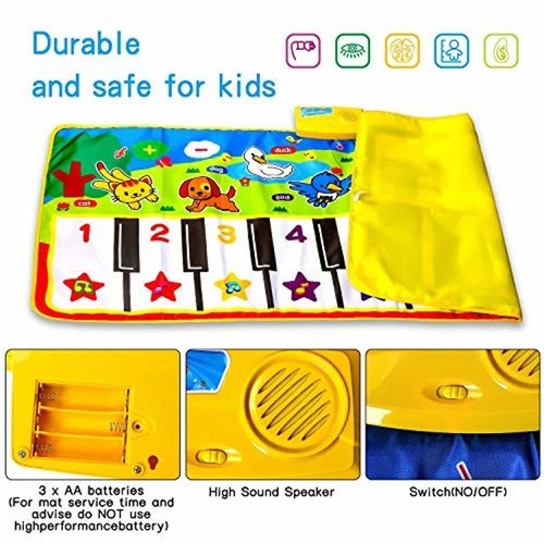 Musical Piano Mat Electronic Multi-Functional Toys for Kid Toddler Piano Mat