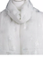 White Scarf With metallic silver foil Dandelion flower shawl throw present gift