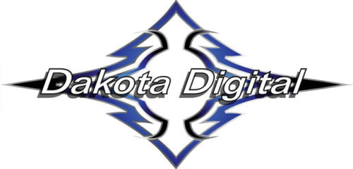 Round 1-1/2" Chrome Digital Gear Shift Indicator Blue Dakota Digital DGS-3-C-B 