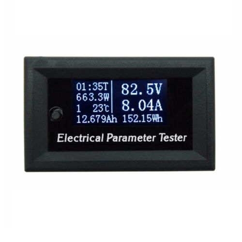 DC 50A//100A Amperemeter Tester Digital LCD Leistungsmesser Multimeter Voltmeter