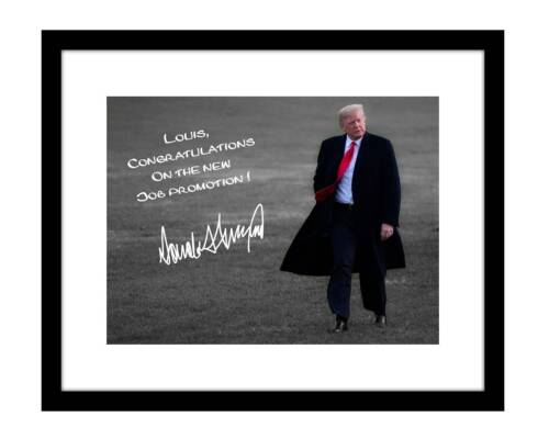 Donald Trump 8x10 Signed photo Customized to your name autographed president