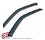 Tape-On Rain Guard Visor Light Grey 2pcs For 2005-2015 Toyota Tacoma Regular Cab