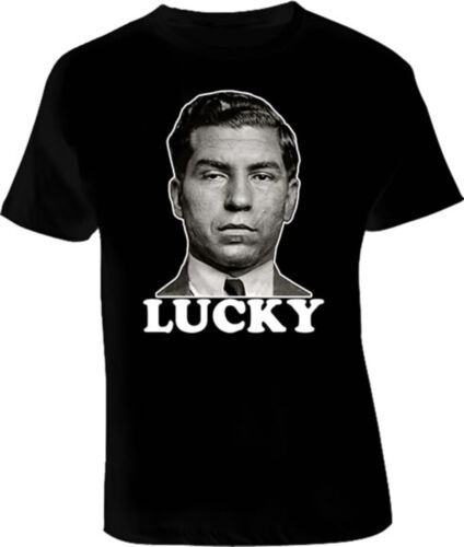 Lucky Luciano Italian gangster t shirt