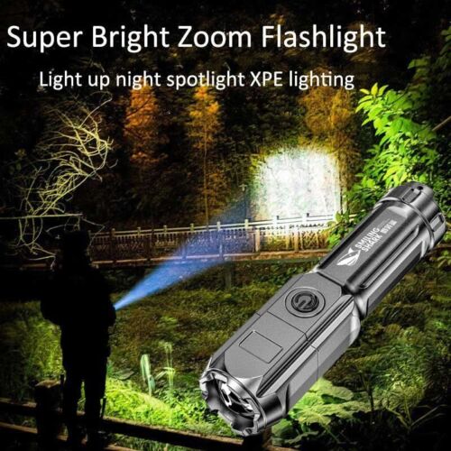 Rechargeable 1000000 Lumens xhp70 Most Powerful LED Flashlight USB Zoom Torch