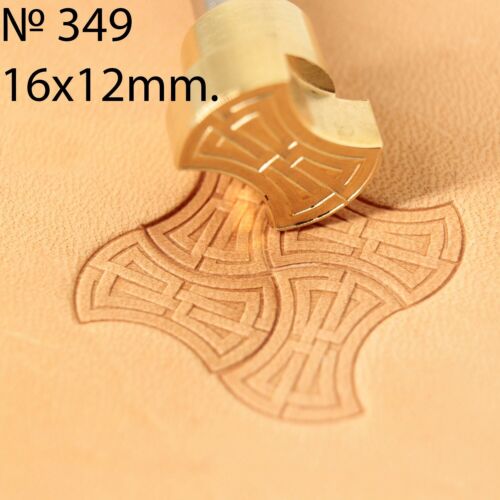 Leather stamp tool crafting crafts brass saddle making stamps punches #349 