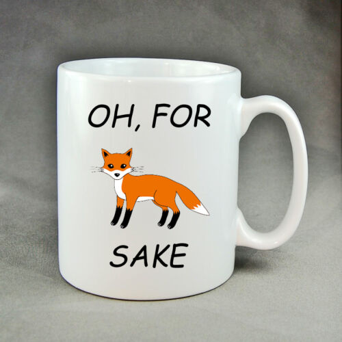 Funny Fox Joke Mug Gift Novelty Birthday Present Friends Family Coffee Gift 