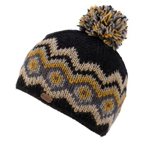 Kusan 100/% Wool Multi-Colour Bobble Hat Choice of Colours PK1605//PK1822