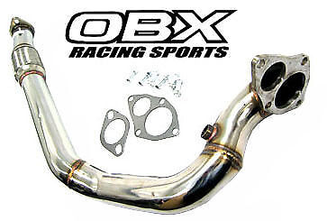 OBX Stainless Steel Turbo Down Pipe Fits for 1989-1994 Mazda Miata MX5 1.6L