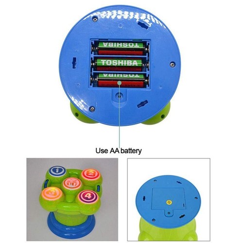 Baby Drum Spielzeug Baby Musik Trommel und Elektronisch Lernen Spielzeug U1Z6