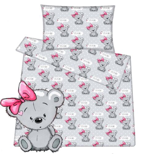 Baby Kid Toddler Single Bed Bedding Set Duvet Cover Pillowcase 100/% Cotton