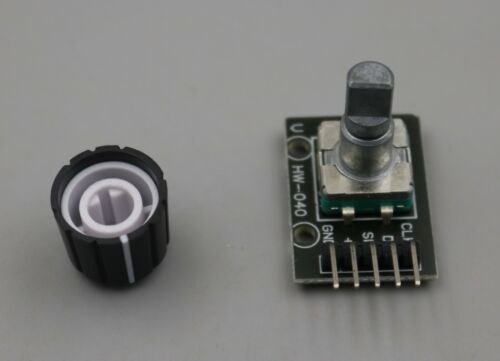 2Pcs KY-040 Rotary Encoder Module Sensor Axle Plastic Button Cap