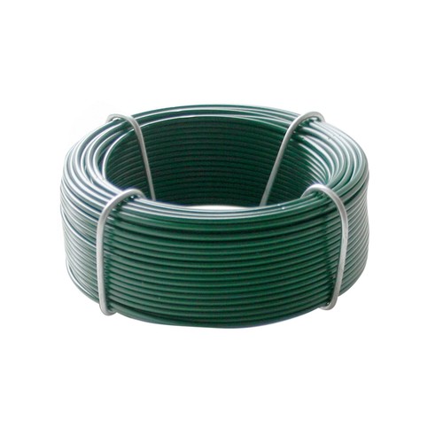Gardman Plastic Support Green Coated Steel Gardens Flowers Wire D L 1.2Mm 30M