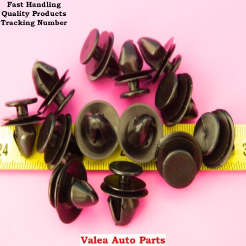 10X Floor Covering Clips Black For Renault OE# 7703077469 for Peugeot 6991.S6
