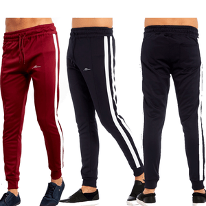 LOGO DOUBLE STRIPE JOGGING BOTTOM JUSTYOUROUTFIT NEW MENS BOYS TR18MAN
