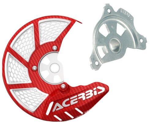 Acerbis Red/White Disc Cover Mount For Honda CR 250 04-07 CRF 250 450 R 04-17 