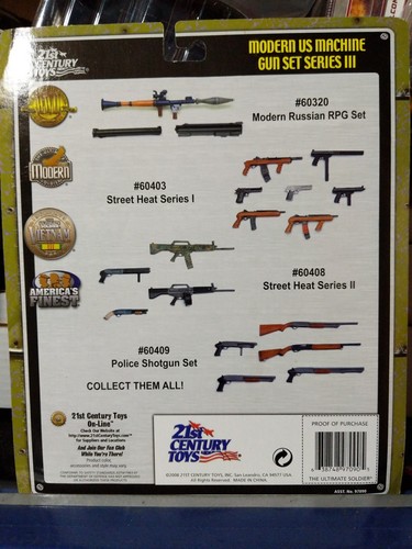 Ultimate Soldier Modern US Machine Gun Set III MOC GI Joe