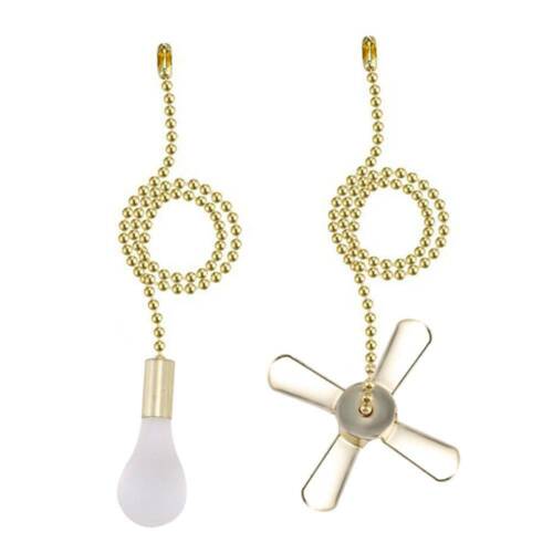 Ceiling Fan Pendant Lamp Pull Chains Beaded Ball Extension Set Connector Tool US
