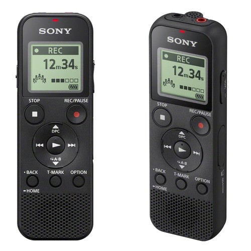 Sony ICD-PX370 4GB Digital Voice Recorder w//Built-in USB 32GB Card Aux Cble