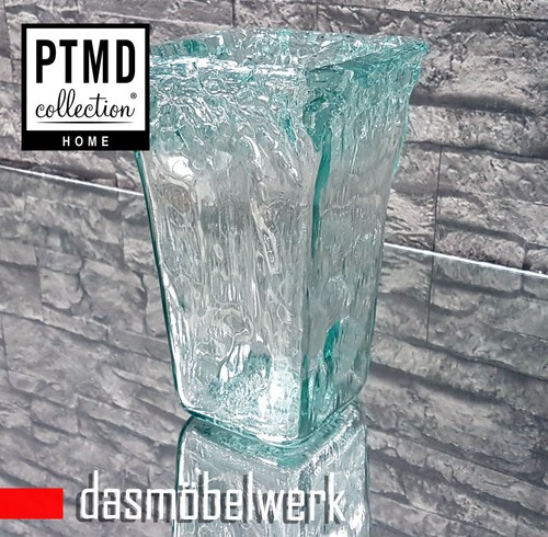 Ptmd VASO Vento Luce dickwandiges vetro in MINTGRÜN fiori vaso vaso da tavolo 662796