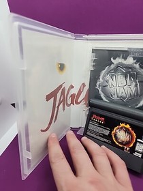 Atari Jaguar NBA Jam T.E. Tournament Edition Game Box Manual Great Con*CCGHouse*