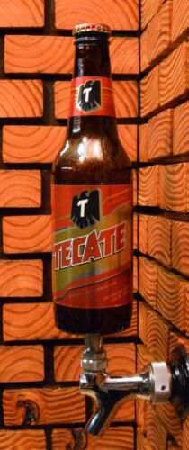 BOTTLE DISPLAY TECATE BEER TAP HANDLE A UNIQUE /& COOL GIFT for MANCAVE