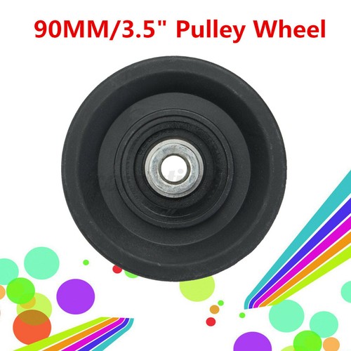 Universal 90MM 3.5/'/' Nylon Bearing Fitness Pulley Wheel Cable Gym Equipment USA