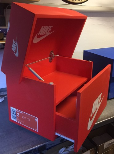 Vinyle Autocollants kit pour Giant Formateur Sneaker Boîte de rangement Inc Personalised label