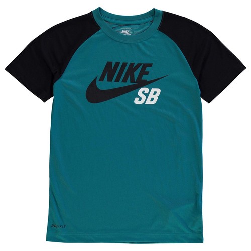 7 /& 7 NUOVO 2019 Nike QTT Colore Block T-shirt Junior Ragazzi T-shirt Età 2 13