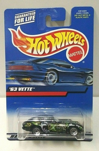 63 Vette Corvette Stingray 2000 Hot Wheels 1//64 scale diecast car No 174