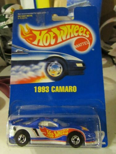 Details about  / Hot Wheels 1993 Camaro #242 All Blue Card!
