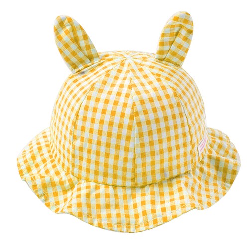 Rabbit Ears Summer Baby Hat Cotton Floral Bucket Kids Sun Hat Girl Cap Toddler
