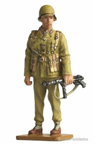 Oficial suboficial SOL003 Afrikakorps Alemania Figura soldado plomo DelPrado