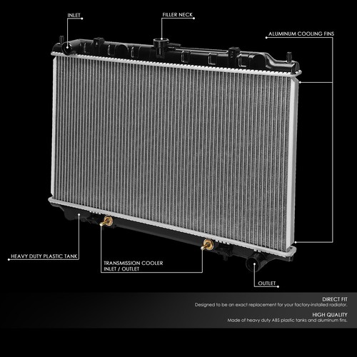 FOR 95-99 NISSAN MAXIMA//INFINITI I30 AT OE STYLE ALUMINUM CORE RADIATOR DPI 1752