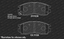 1998 1999 Mitsubishi Eclipse FWD Black Slot Drill Rotor M1 Ceramic Pads F