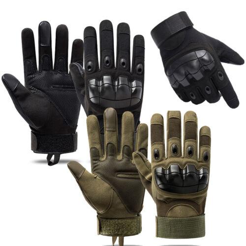 Tactical Outdoor Army Military Gloves Motorcycle Hunt Hard Knuckle Full Finger