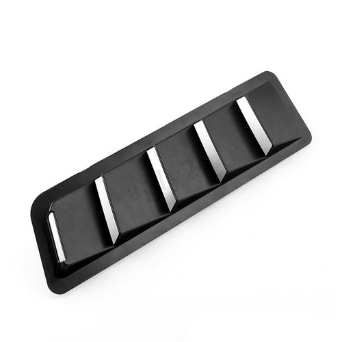 2x Universal Car Hood Vent Louver Scoop Cover Air Flow Intake Cooling Panel Trim