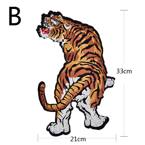 Embroidered clothing big tiger patches for clothes bike patch patchwork  GD xl 