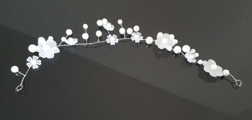 Haarschmuck Braut Haargesteck Hochzeit Kommunion Kopfschmuck Kunstperle NEU H11