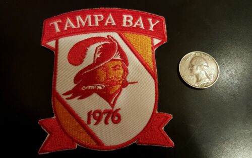 Tampa Bay Buccaneers Bucs Vintage EMBROIDERED iron on Patch 3&#034;x3&#034;